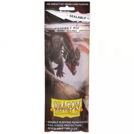 Протекторы Dragon Shield Perfect Fit: Sealable - Smoke (100 шт., 63х88 мм) картинка 375501 - МосИгра
